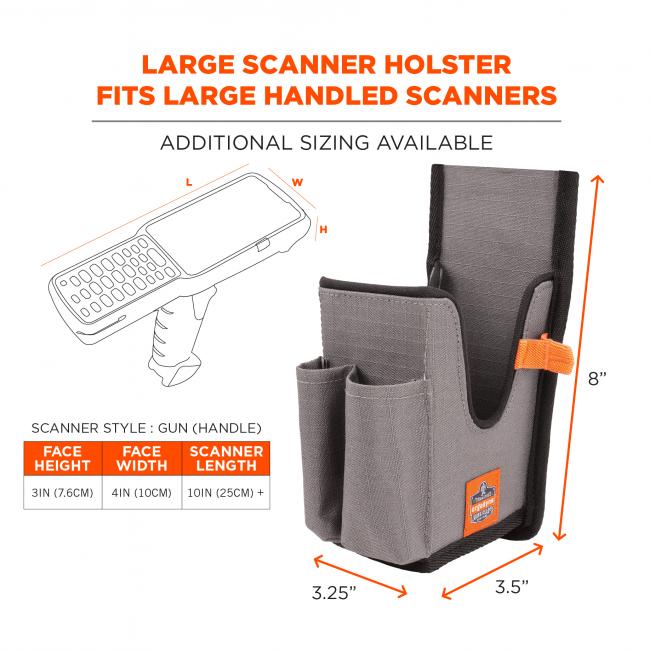 Ergodyne Handheld Barcode Scanner Holder Belt loop