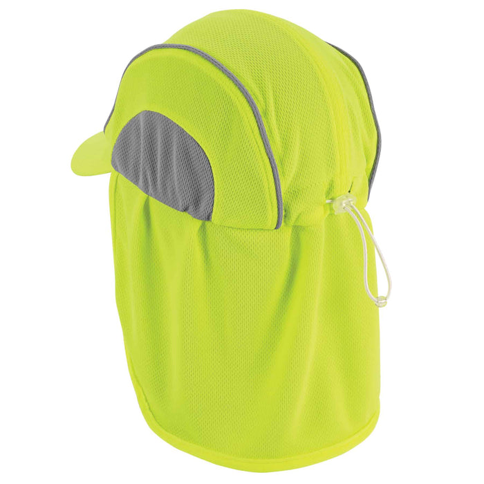 Ergodyne High-Performance Cooling Hat + Neck Shade lime