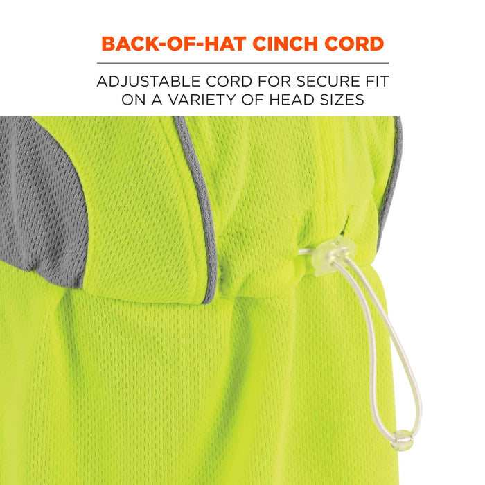 Ergodyne High-Performance Cooling Hat + Neck Shade lime