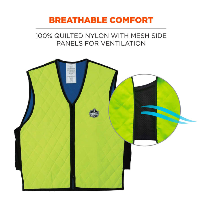 Ergodyne verdampingskoelend vest Hi-Viz lime