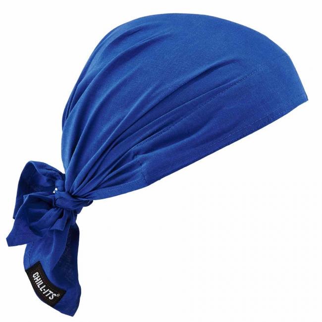 Ergodyne Cooling Bandana Triangle Hat PVA blauw