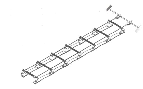 ELLERsafe dakladder m/steunen 310mm