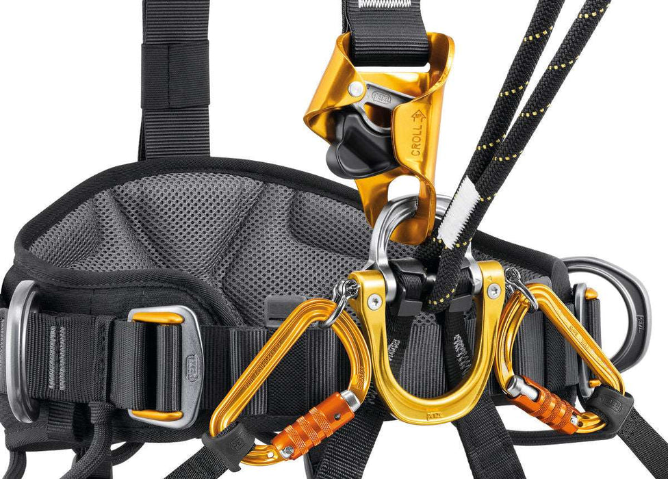 Petzl zitgordel ASTRO BOD FAST detail D-ring ventraal