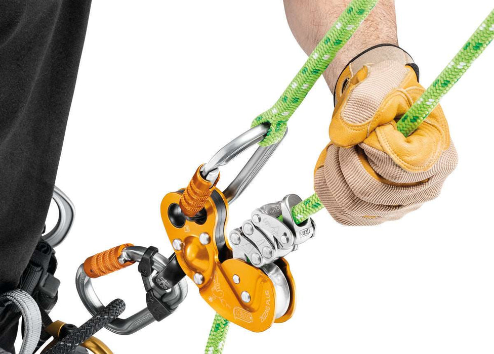 Petzl mechanische prusik ZIGZAG PLUS detail voorbeeld gebruik